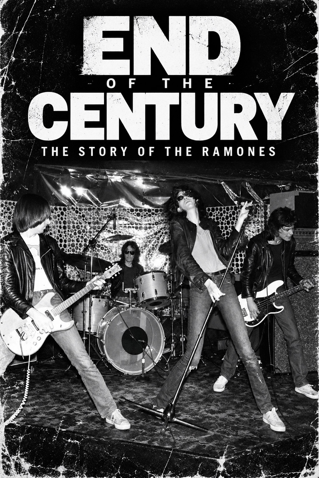 End of the Century: The Story of the Ramones official movie poster, a film by Jim Fields and Michael Gramaglia
